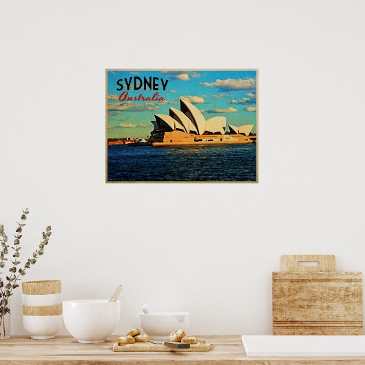 Sydney Australia Poster (Keuken)