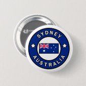Sydney Australia Ronde Button 5,7 Cm (Voorkant /achterkant)