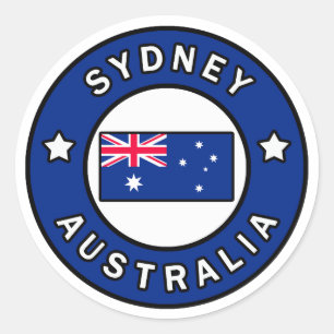 Sydney Australia Ronde Sticker