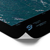 Sydney Australia Satellite poster foto print map (Hoek)