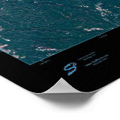 Sydney Australia Satellite poster foto print map (Hoek)