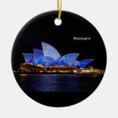 Sydney Australia Schilderachtig kerstversiering Keramisch Ornament (Voorkant)