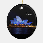 Sydney Australia Schilderachtig kerstversiering Keramisch Ornament (Links)