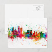 Sydney Australia Skyline Briefkaart (Voorkant / Achterkant)