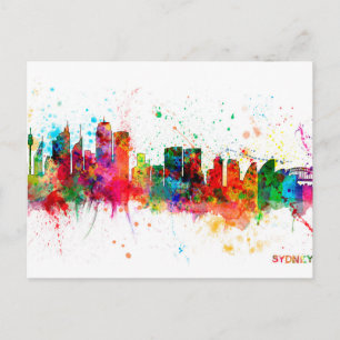 Sydney Australia Skyline Briefkaart