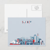 Sydney Australia Skyline Briefkaart (Voorkant / Achterkant)