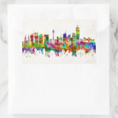 Sydney Australia Skyline Rechthoekige Sticker (Tas)