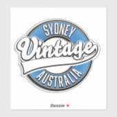 Sydney Australia  style logo Sticker (Vel)