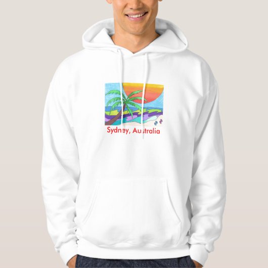 Sydney, Australia Sweatshirt Hoodie (Voorkant)