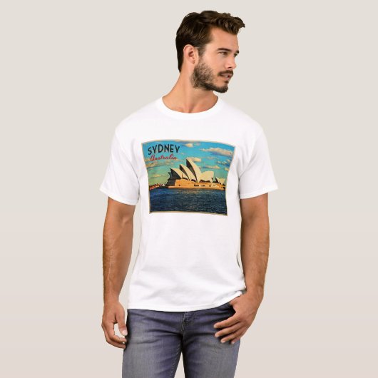 Sydney Australia T-shirt (Voorkant volledig)