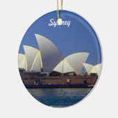 Sydney Australia Travel Kerstversiering Keramisch Ornament (Links)