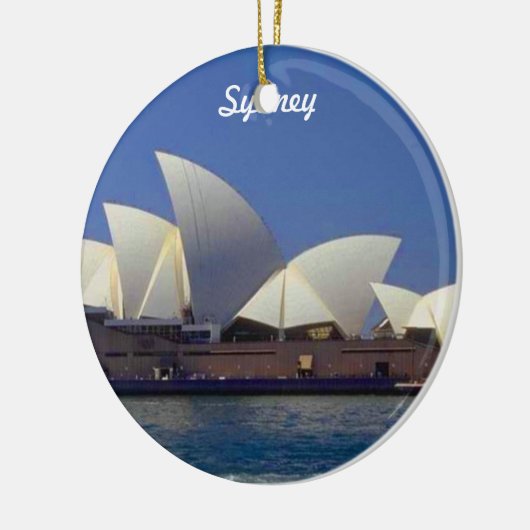 Sydney Australia Travel Kerstversiering Keramisch Ornament (Links)