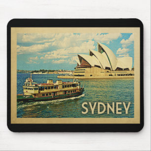 Sydney Australia Vintage Travel Muismat