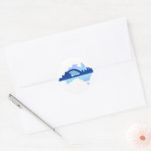 Sydney Australië 3 Ronde Sticker (Envelop)