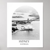 Sydney Australië Arch fotoprint Poster (Voorkant)