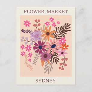  Sydney Australië Bloemenmarkt Reizen Briefkaart