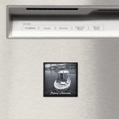 Sydney - Australië, Boat, Bridge (Fridge Magnet) Magneet (Insitu (Vaatwasser))