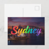 Sydney Australië Briefkaart (Voorkant / Achterkant)