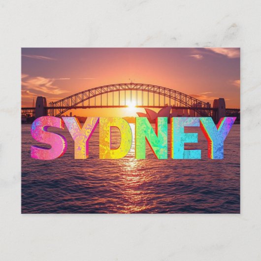 Sydney Australië Briefkaart (Voorkant)