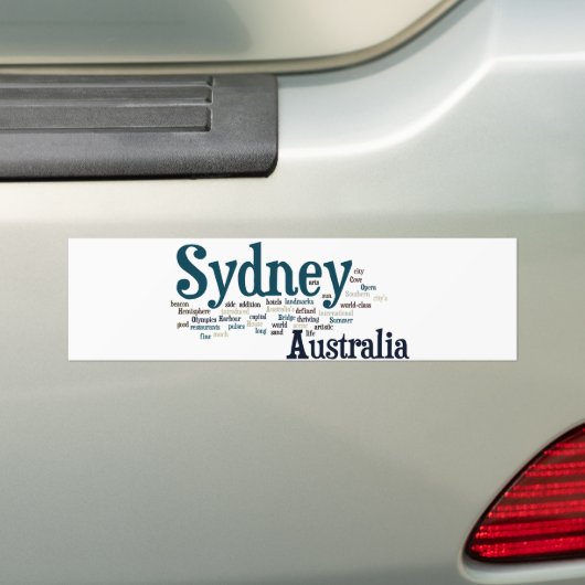 Sydney, Australië Bumpersticker (Op auto)