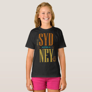 Sydney Australië City Sign T-shirt