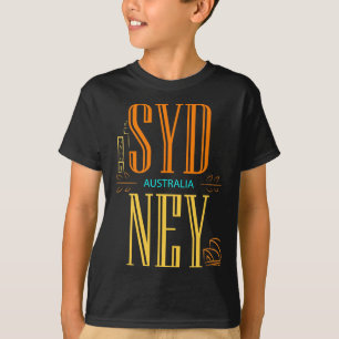Sydney Australië City Sign T-shirt