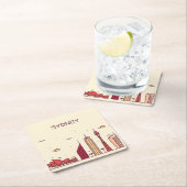 Sydney, Australië | Doodle Skyline Kartonnen Onderzetters (Insitu)