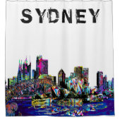 Sydney, Australië, graffiti Douchegordijn (Voorkant)