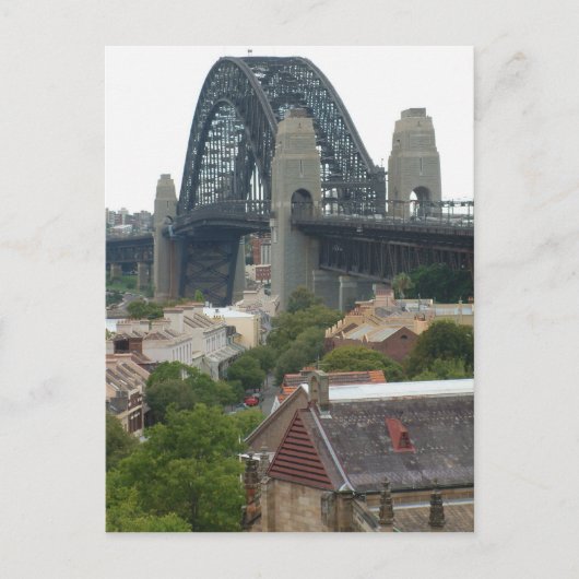 Sydney, Australië. Harbour Bridge. Briefkaart (Voorkant)