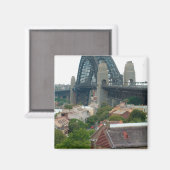 Sydney, Australië. Harbour Bridge. Magneet (Voorkant / Achterkant)