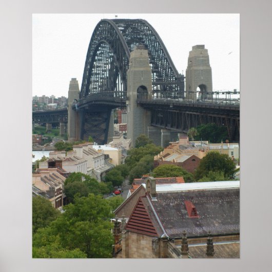Sydney, Australië. Harbour Bridge. Poster (Voorkant)