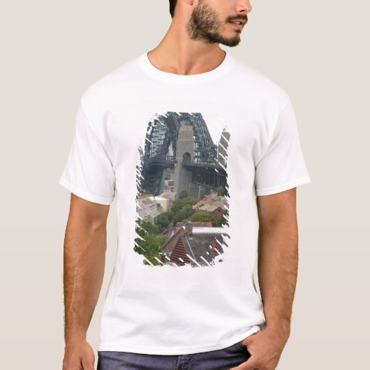Sydney, Australië. Harbour Bridge. T-shirt (Voorkant)