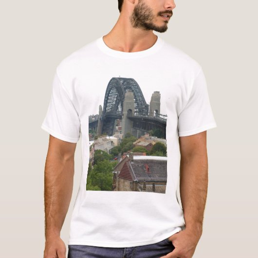 Sydney, Australië. Harbour Bridge. T-shirt (Voorkant)