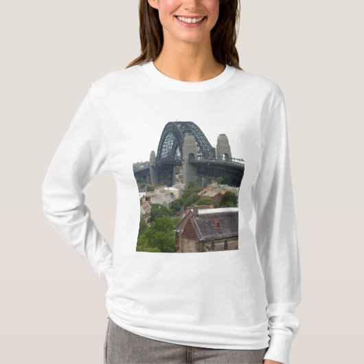 Sydney, Australië. Harbour Bridge. T-shirt (Voorkant)