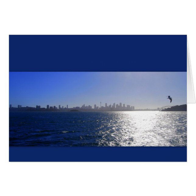 Sydney, Australië, havenkaart (Voorkant Horizontaal)