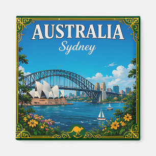 🌏 Sydney Australië Herinnering Van Haven 🌏 Magneet