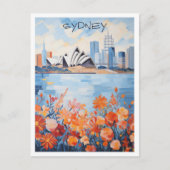 Sydney Australië Kunst Reizen Briefkaart (Voorkant)
