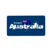 Sydney, Australië Labels (Voorkant)