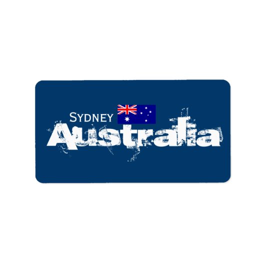 Sydney, Australië Labels (Voorkant)