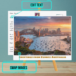 Sydney Australië met Wide Harbor Briefkaart