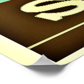 Sydney, Australië, oud poster (Hoek)