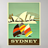 Sydney, Australië, oud poster (Voorkant)