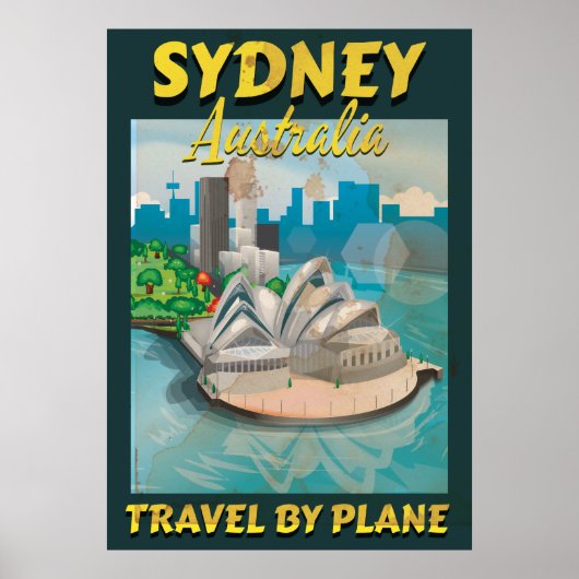 Sydney, Australië poster voor oldage reizen (Voorkant)