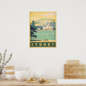Sydney, Australië - Prachtige Landmark Uitzichten Poster (Keuken)
