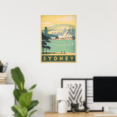 Sydney, Australië - Prachtige Landmark Uitzichten Poster (Thuiskantoor)