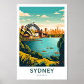 Sydney Australië Reisprint Poster (Voorkant)