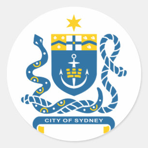 Sydney, Australië Ronde Sticker