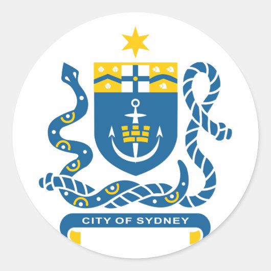 Sydney, Australië Ronde Sticker (Voorkant)
