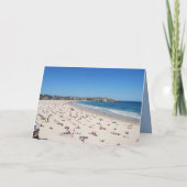 Sydney, Australië, Skyline Happy Birthday Kaart (Achterkant)