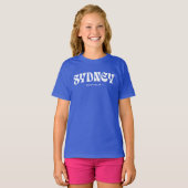 Sydney Australië Stad ontwerp T-shirt (Voorkant volledig)